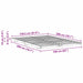 Cadru de pat Alb 160 x 200 cm Lemn de pin masiv - WALTI WALTI