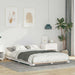 Cadru de pat Alb 140 x 190 cm Lemn de pin masiv - WALTI WALTI