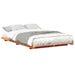 Cadru de pat Maroniu cerat 135 x 190 cm Lemn de pin masiv - WALTI WALTI