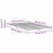 Cadru de pat Maroniu cerat 135 x 190 cm Lemn de pin masiv - WALTI WALTI
