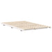Cadru de pat Alb 120 x 190 cm Lemn de pin masiv - WALTI WALTI