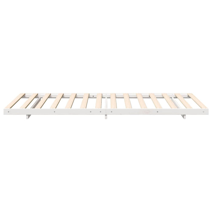 Cadru de pat Alb 90 x 190 cm Lemn de pin masiv - WALTI WALTI