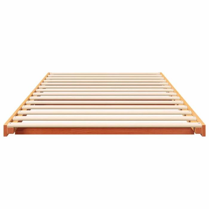 Cadru de pat Maroniu cerat 80 x 210 cm Lemn de pin masiv - WALTI WALTI