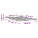 Cadru de pat Alb 160 x 210 cm Lemn de pin masiv - WALTI WALTI
