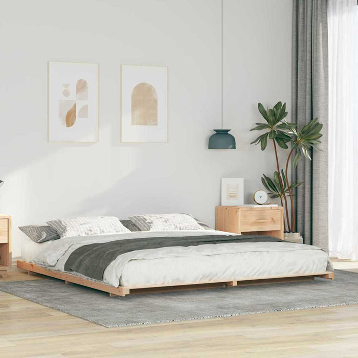 Cadru de pat Maro 180 x 210 cm Lemn de pin masiv - WALTI WALTI