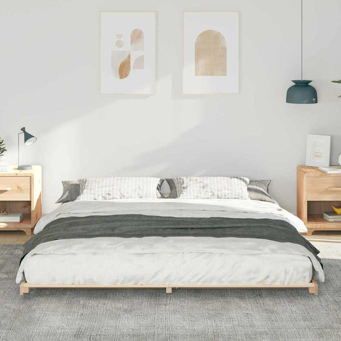 Cadru de pat Maro 180 x 210 cm Lemn de pin masiv - WALTI WALTI