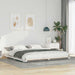 Cadru de pat Alb 180 x 210 cm Lemn de pin masiv - WALTI WALTI