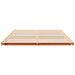 Cadru de pat Maroniu cerat 140 x 220 cm Lemn de pin masiv - WALTI WALTI