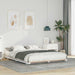 Cadru de pat Alb 160 x 220 cm Lemn de pin masiv - WALTI WALTI