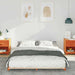 Cadru de pat Maroniu cerat 160 x 220 cm Lemn de pin masiv - WALTI WALTI