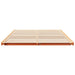 Cadru de pat Maroniu cerat 160 x 220 cm Lemn de pin masiv - WALTI WALTI