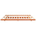 Cadru de pat Maroniu cerat 180 x 220 cm Lemn de pin masiv - WALTI WALTI
