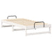 Cadru de pat Alb 90 x 190 cm Lemn de pin masiv - WALTI WALTI