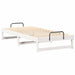 Cadru de pat Alb 90 x 190 cm Lemn de pin masiv - WALTI WALTI