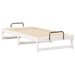 Cadru de pat Alb 75 x 190 cm Lemn de pin masiv - WALTI WALTI