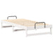 Cadru de pat Alb 75 x 190 cm Lemn de pin masiv - WALTI WALTI