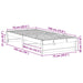 Cadru de pat Alb 75 x 190 cm Lemn de pin masiv - WALTI WALTI
