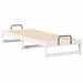 Cadru de pat Alb 90 x 210 cm Lemn de pin masiv - WALTI WALTI