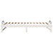 Cadru de pat Alb 100 x 210 cm Lemn de pin masiv - WALTI WALTI