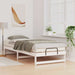 Cadru de pat Alb 80 x 220 cm Lemn de pin masiv - WALTI WALTI