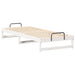 Cadru de pat Alb 80 x 220 cm Lemn de pin masiv - WALTI WALTI