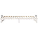 Cadru de pat Alb 80 x 220 cm Lemn de pin masiv - WALTI WALTI