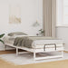 Cadru de pat Alb 90 x 220 cm Lemn de pin masiv - WALTI WALTI