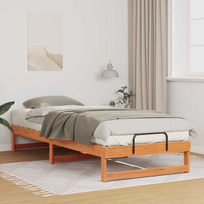 Cadru de pat Maro 90 x 220 cm Lemn de pin masiv - WALTI WALTI