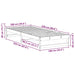 Cadru de pat Maro 100 x 220 cm Lemn de pin masiv - WALTI WALTI