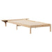 Cadru de pat cu mese laterale natural 80 x 210 cm - WALTI WALTI
