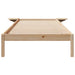 Cadru de pat cu mese laterale natural 80 x 210 cm - WALTI WALTI