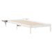 Cadru de pat cu mese laterale Alb 80 x 210 cm Lemn de pin masiv - WALTI WALTI