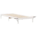 Cadru de pat cu mese laterale Alb 90 x 210 cm Lemn de pin masiv - WALTI WALTI