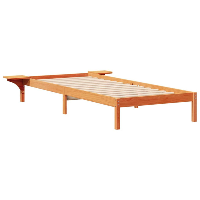 Cadru de pat cu mese laterale Maroniu cerat 90 x 210 cm - WALTI WALTI