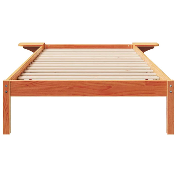 Cadru de pat cu mese laterale Maroniu cerat 90 x 210 cm - WALTI WALTI