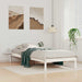 Cadru de pat cu mese laterale Alb 100 x 210 cm - WALTI WALTI