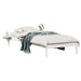Cadru de pat cu mese laterale Alb 100 x 210 cm - WALTI WALTI