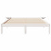 Cadru de pat cu mese laterale Alb 160 x 210 cm - WALTI WALTI