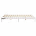 Cadru de pat cu mese laterale Alb 160 x 210 cm - WALTI WALTI