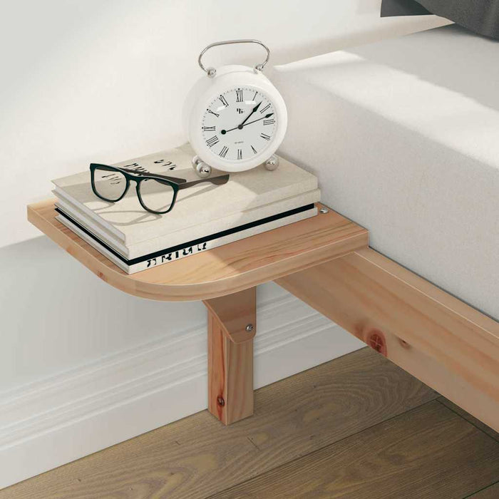 Cadru de pat cu mese laterale natural 180 x 210 cm - WALTI WALTI