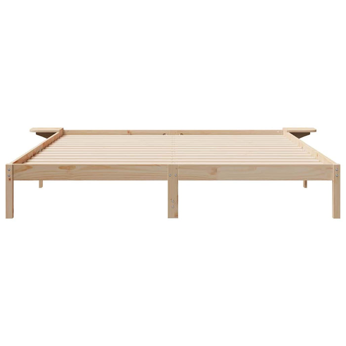Cadru de pat cu mese laterale natural 180 x 210 cm - WALTI WALTI