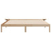 Cadru de pat cu mese laterale natural 180 x 210 cm - WALTI WALTI
