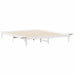Cadru de pat cu mese laterale Alb 180 x 210 cm - WALTI WALTI