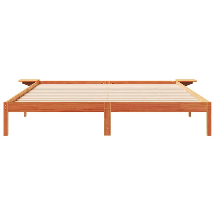 Cadru de pat cu mese laterale Maroniu cerat 180 x 210 cm - WALTI WALTI