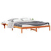 Cadru de pat cu mese laterale Maroniu cerat 180 x 210 cm - WALTI WALTI