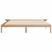 Cadru de pat cu mese laterale natural 200 x 210 cm - WALTI WALTI