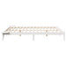 Cadru de pat cu mese laterale Alb 200 x 210 cm - WALTI WALTI