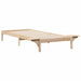 Cadru de pat cu mese laterale natural 80 x 220 cm - WALTI WALTI