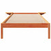 Cadru de pat cu mese laterale Maroniu cerat 80 x 220 cm - WALTI WALTI