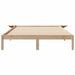 Cadru de pat cu mese laterale natural 140 x 220 cm - WALTI WALTI